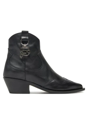 Botki KARL LAGERFELD Kansas KL33265 Czarny