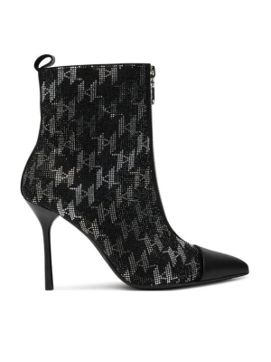 Botki KARL LAGERFELD KL30954M Czarny