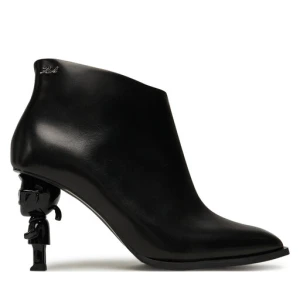 Botki KARL LAGERFELD Nft Heel Zip KL39135 Czarny