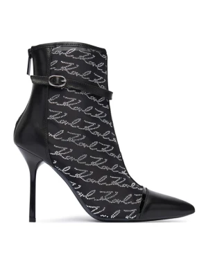 Botki KARL LAGERFELD Sarabande KL30976 Czarny