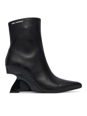 Botki KARL LAGERFELD Waverly KL34645 Czarny