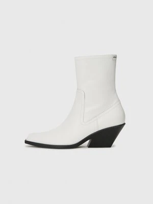 Botki kowbojki i motocyklowe Armani Exchange