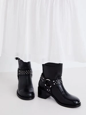 Botki kowbojki i motocyklowe Bronx