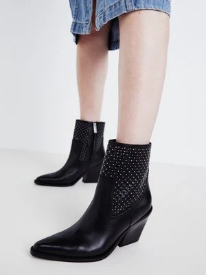 Botki kowbojki i motocyklowe Bronx