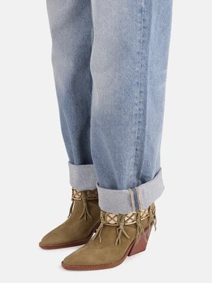 Botki kowbojki i motocyklowe Bronx