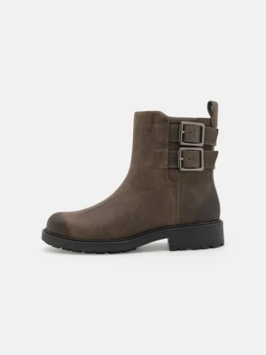 Botki kowbojki i motocyklowe Clarks ciemnoszary