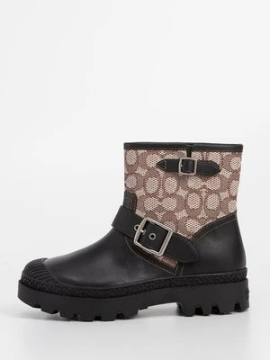 Botki kowbojki i motocyklowe Coach