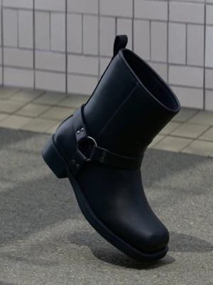 Botki kowbojki i motocyklowe Even&Odd Wide Fit By Zalando czarny