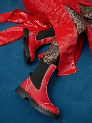 Botki kowbojki i motocyklowe Ganni