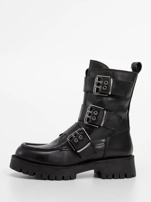 Botki kowbojki i motocyklowe Jonak