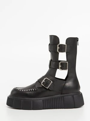 Botki kowbojki i motocyklowe Jonak