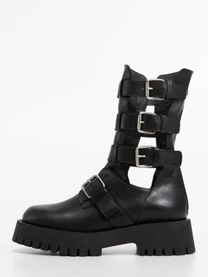 Botki kowbojki i motocyklowe Jonak