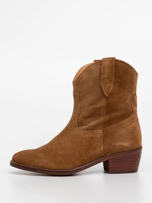 Botki kowbojki i motocyklowe Jonak