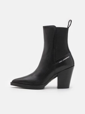 Botki kowbojki i motocyklowe Karl Lagerfeld