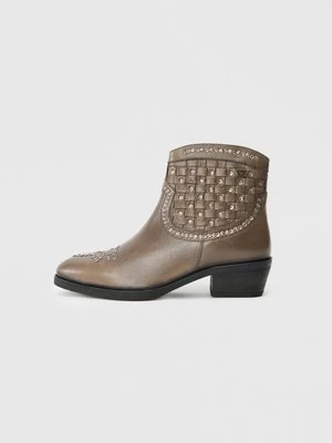 Botki kowbojki i motocyklowe Lazamani