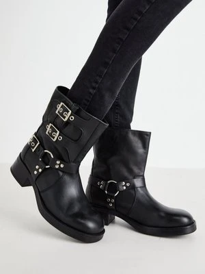 Botki kowbojki i motocyklowe Steve Madden