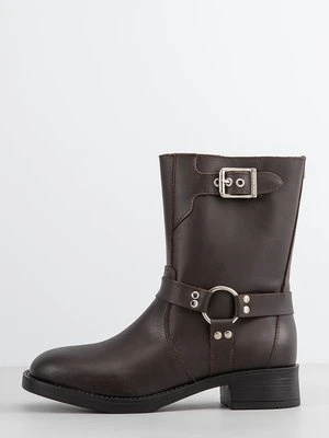 Botki kowbojki i motocyklowe Steve Madden