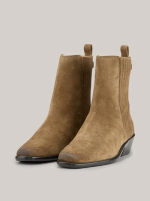 Botki kowbojki Velluto Tessa Chelsea w kolorze szarobeżowym Joop