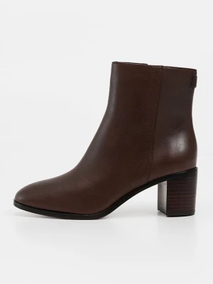 Botki Lauren Ralph Lauren brązowy