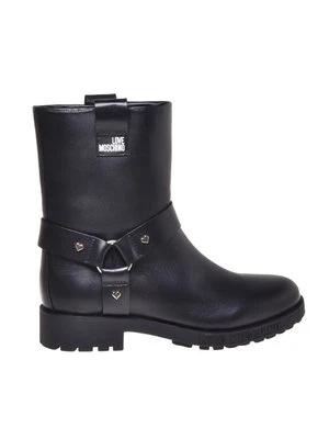 Botki LOVE MOSCHINO czarny