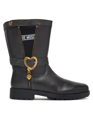 Botki LOVE MOSCHINO JA24174G0PIJ100A Czarny