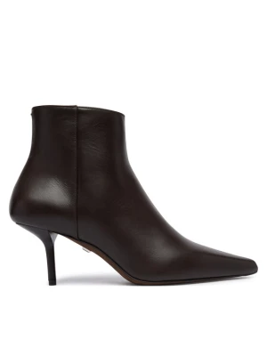 Botki Max Mara Mxalightbootie 2624796032600 Brązowy ciemny