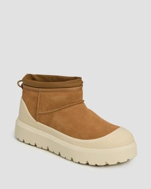 Botki Męskie Ugg Classic Ultra Mini Weather Hybrid Brązowe