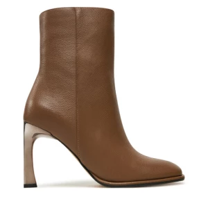 Botki MICHAEL Michael Kors Kelsea Leather Boot 40F4KLHE5L Brązowy