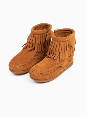 Botki Minnetonka brązowy
