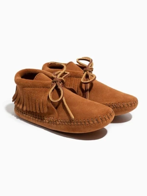 Botki Minnetonka brązowy