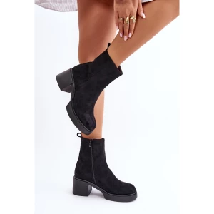 Botki Model Meriluna YK39P Black - Step in style czarne