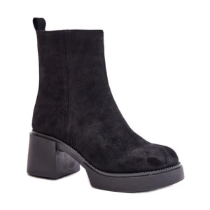 Botki Model Meriluna YK39P Black - Step in style czarne