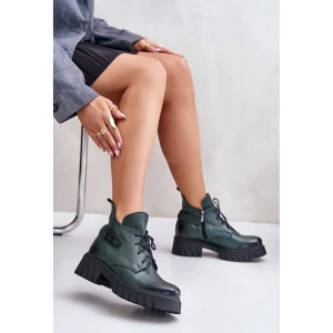 Botki Model Zazoo 60483 Dark Green - Step in style zielone