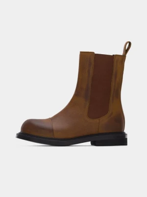 Botki MOSCHINO brązowy