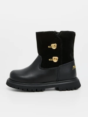 Botki MOSCHINO czarny