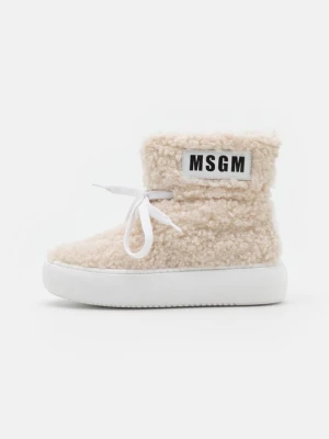 Botki MSGM beżowy