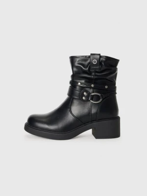 Botki na koturnie Anna Field By Zalando czarny