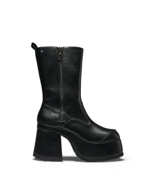 Botki na koturnie Koi Footwear czarny