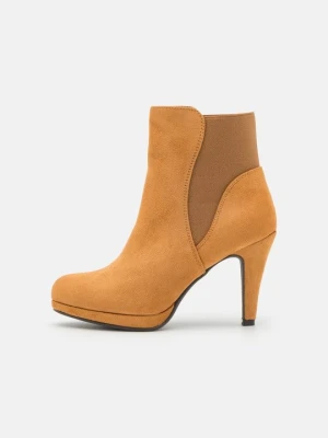 Botki na obcasie Anna Field By Zalando koniakowy