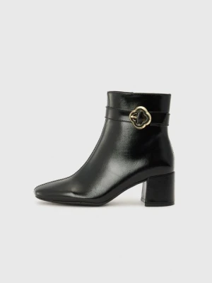 Botki na obcasie Anna Field Wide Fit By Zalando czarny