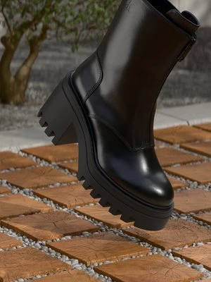 Botki na obcasie Calvin Klein Jeans