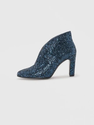 Botki na obcasie Copenhagen Shoes niebieski