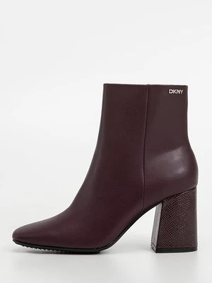 Botki na obcasie DKNY