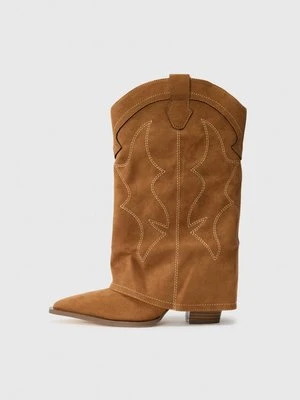 Botki na obcasie Even&Odd Wide Fit