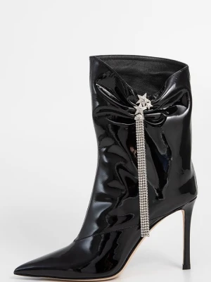 Botki na obcasie Jimmy Choo czarny