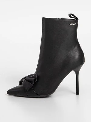 Botki na obcasie Karl Lagerfeld