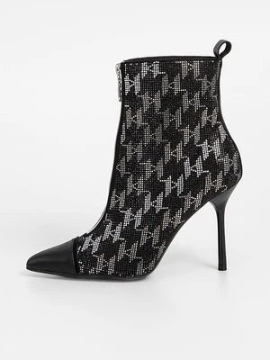 Botki na obcasie Karl Lagerfeld
