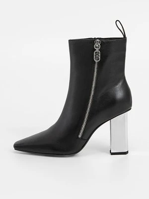 Botki na obcasie Karl Lagerfeld