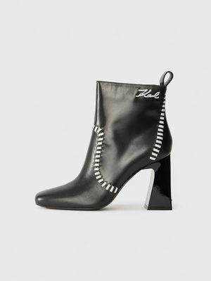 Botki na obcasie Karl Lagerfeld