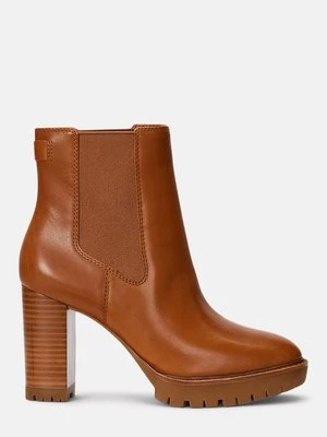 Botki na obcasie Lauren Ralph Lauren